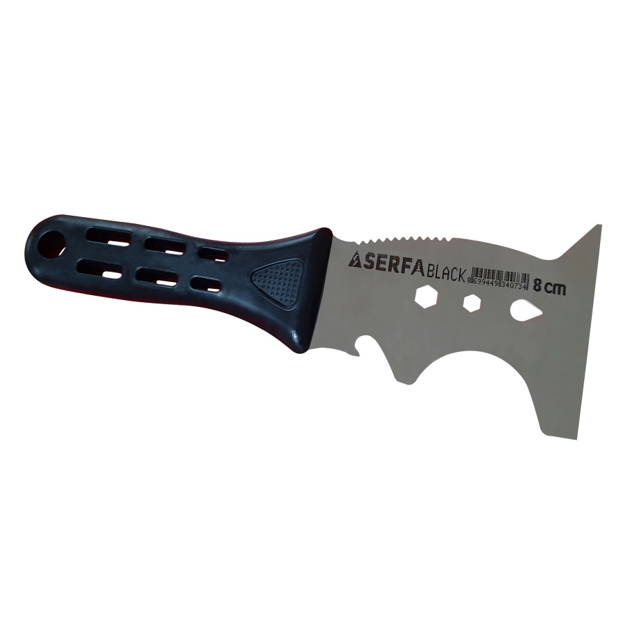 80 mm Black Çok Amaçlı Spatula Paslanmaz